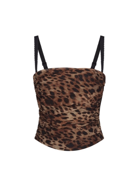 SKIMS Tops - SKIMS x Dolce & Gabbana Leopard Romance Corset